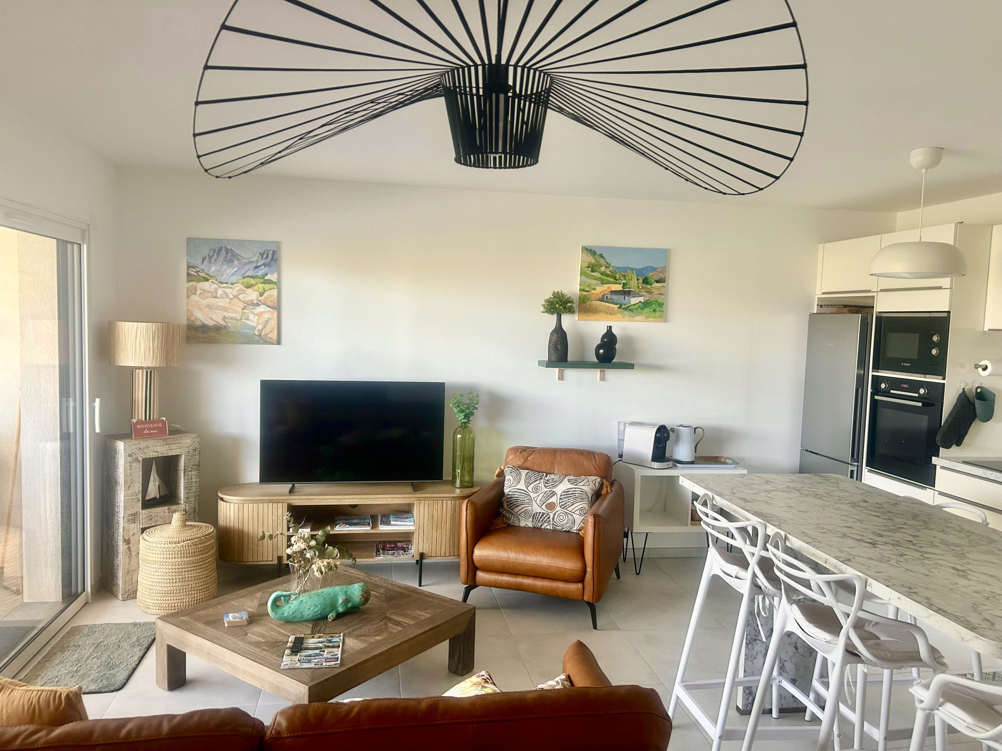 A VENDRE -T3 VUE MER ET CITADELLE - 62m2 - AVEC GRANDE TERRASSE ET PISCINE - CALVI