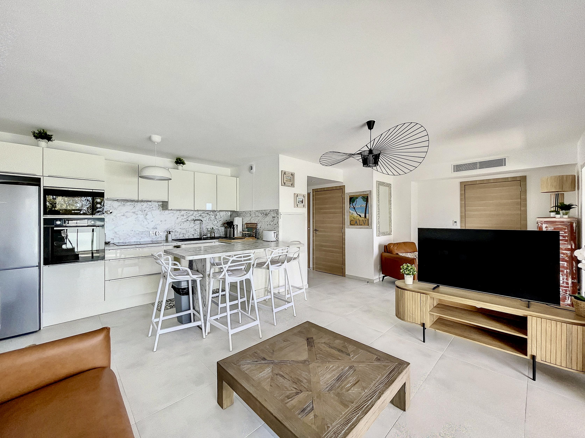A VENDRE -T3 VUE MER ET CITADELLE - 62m2 - AVEC GRANDE TERRASSE ET PISCINE - CALVI