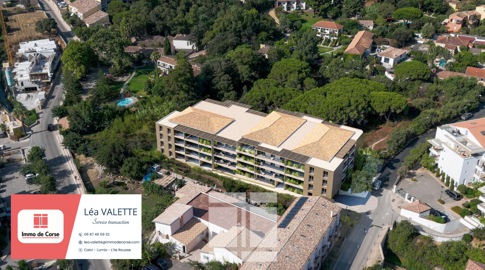 A VENDRE - T3 - 300M DE LA PLAGE - 65m2 AVEC TERRASSE - CALVI