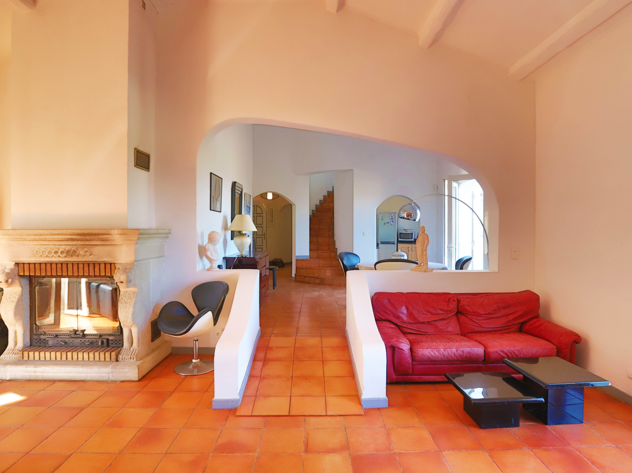 Route de Borgo village - Superbe villa de caractère avec piscine et vue mer