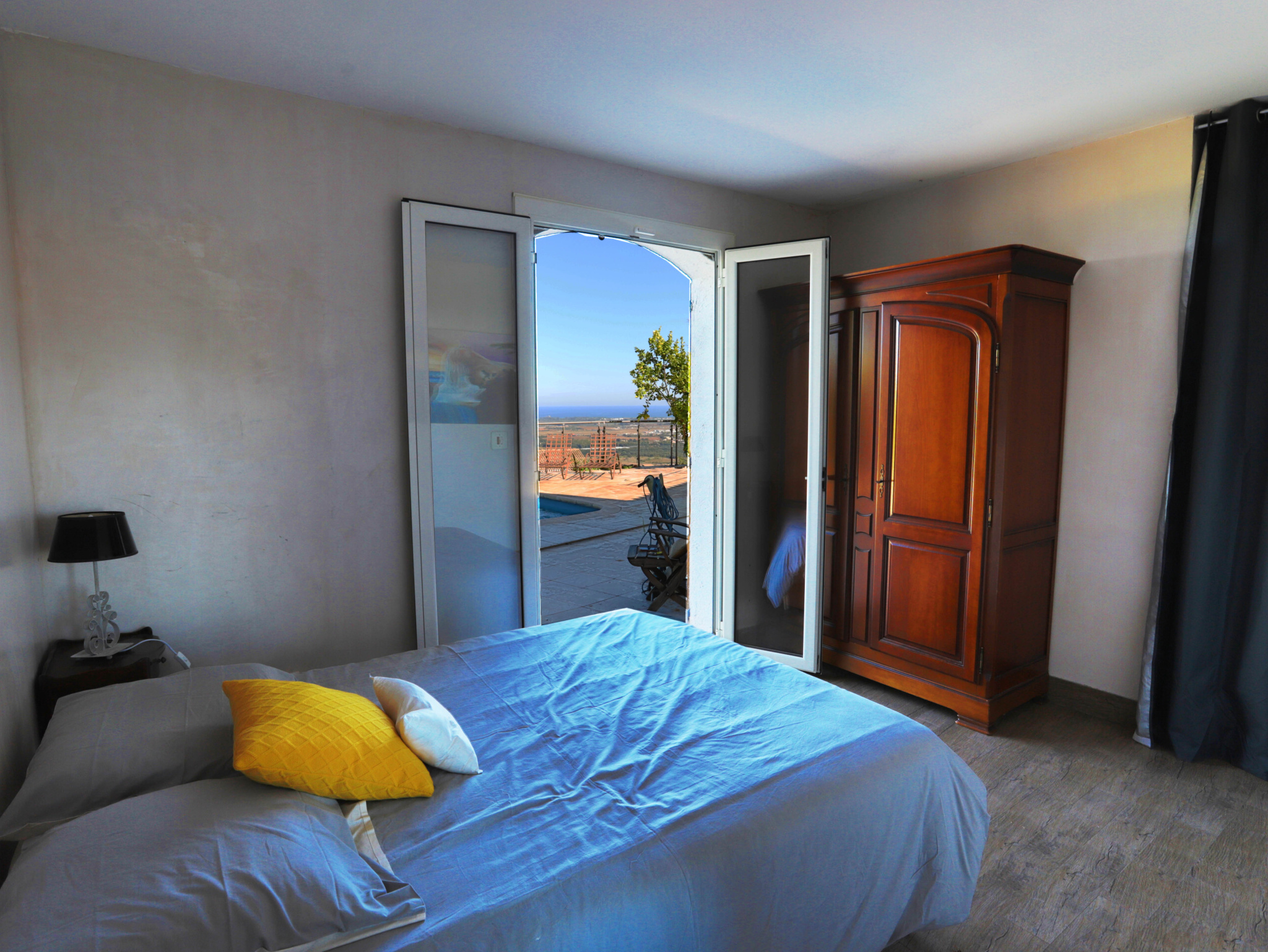 Route de Borgo village - Superbe villa de caractère avec piscine et vue mer