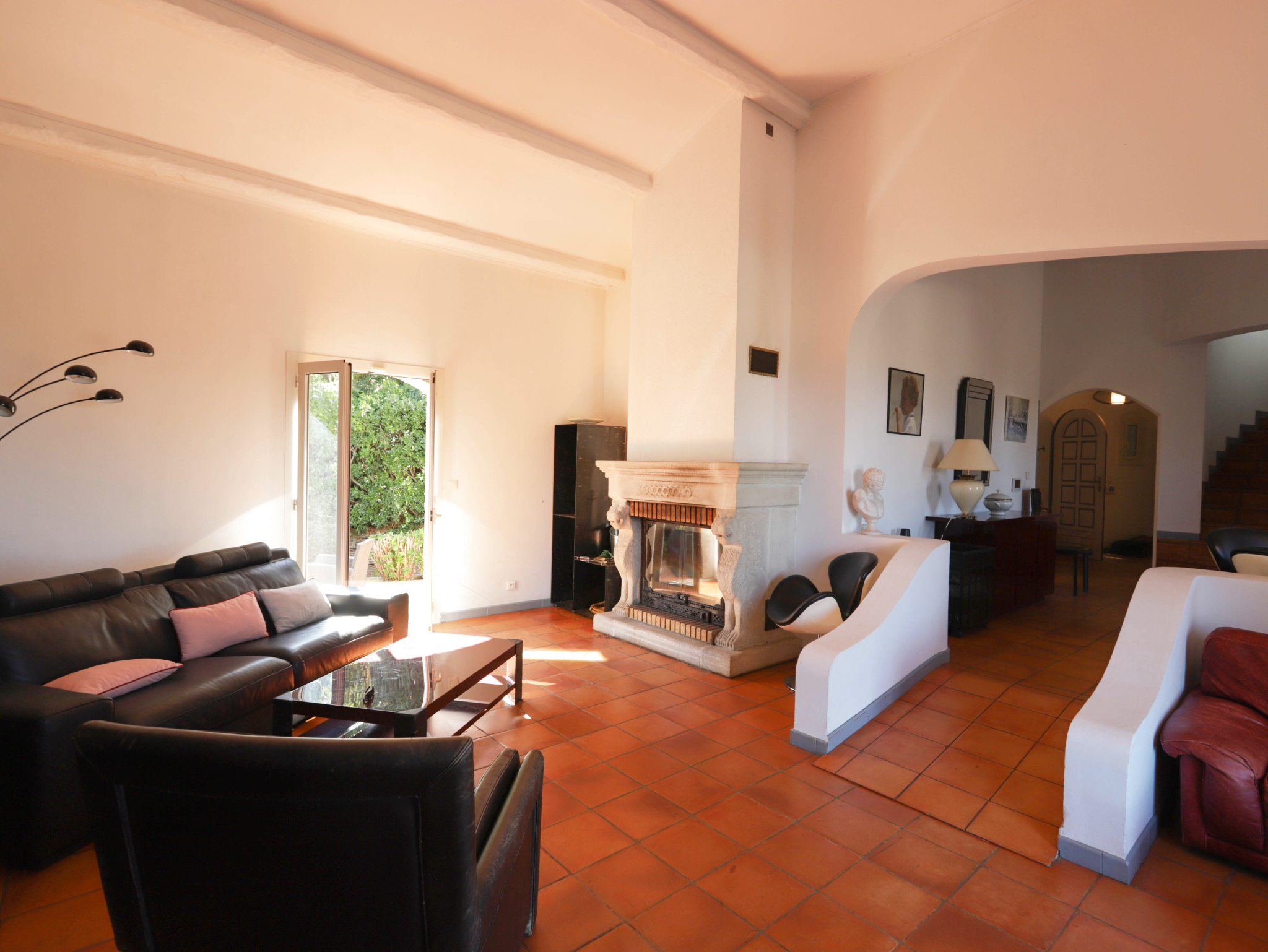 Route de Borgo village - Superbe villa de caractère avec piscine et vue mer