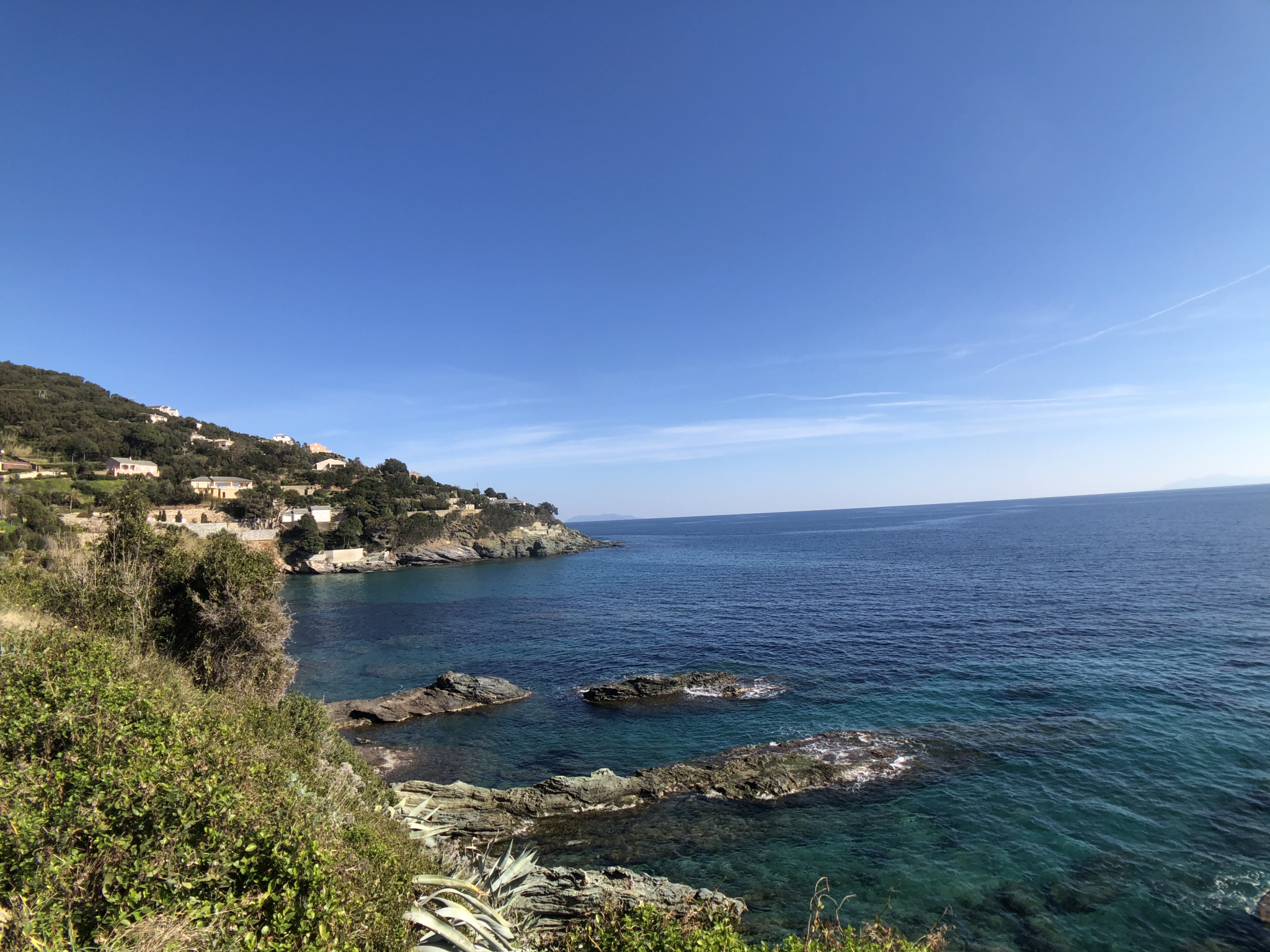 ERBALUNGA - TERRAIN 1600M2 - VUE MER