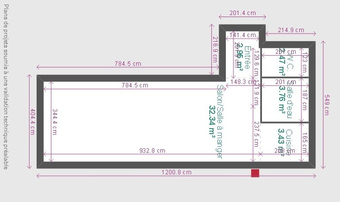BASTIA TOGA - GRAND STUDIO DE 46m2
