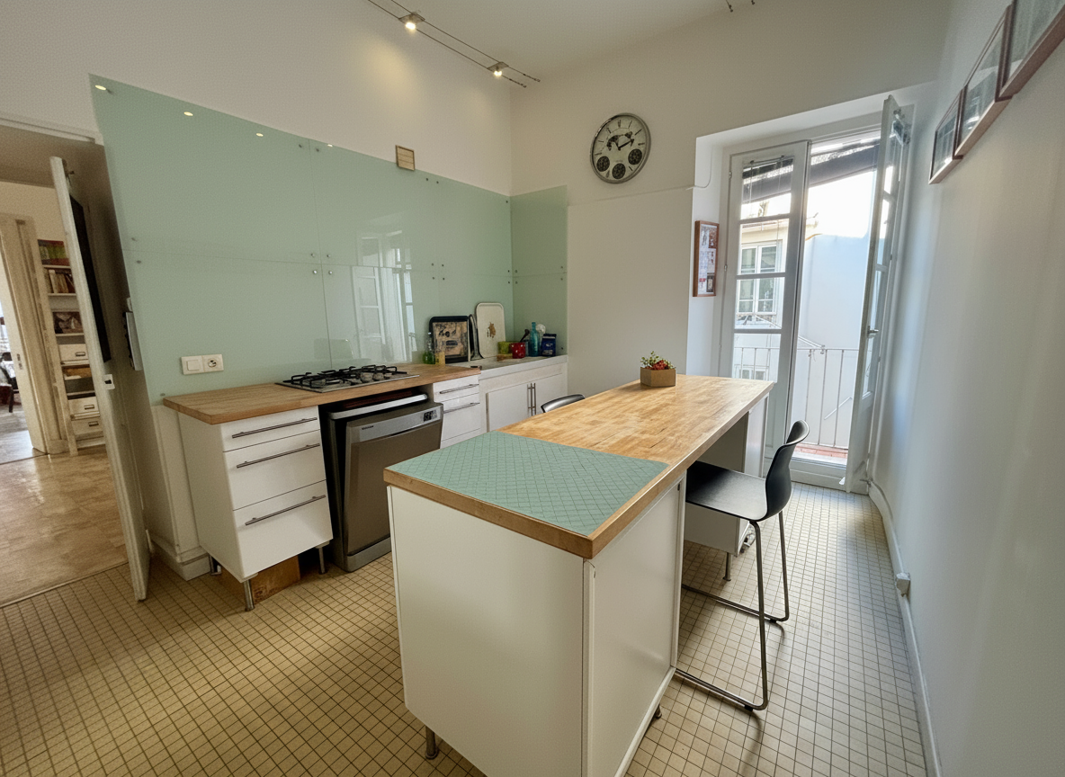 Cours Napoleon/Fesch, 4/5 pièces 110m2 en dernier étage