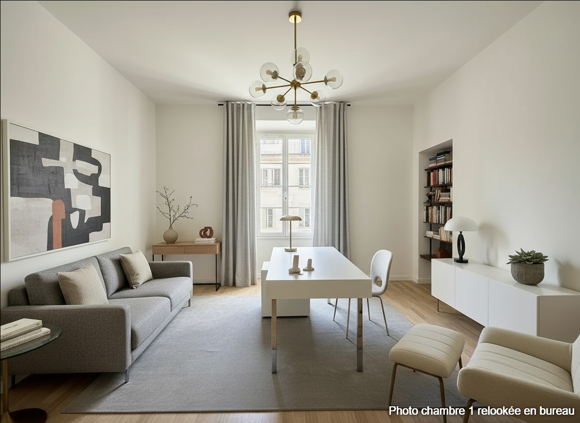 Cours Napoleon/Fesch, 4/5 pièces 110m2 en dernier étage