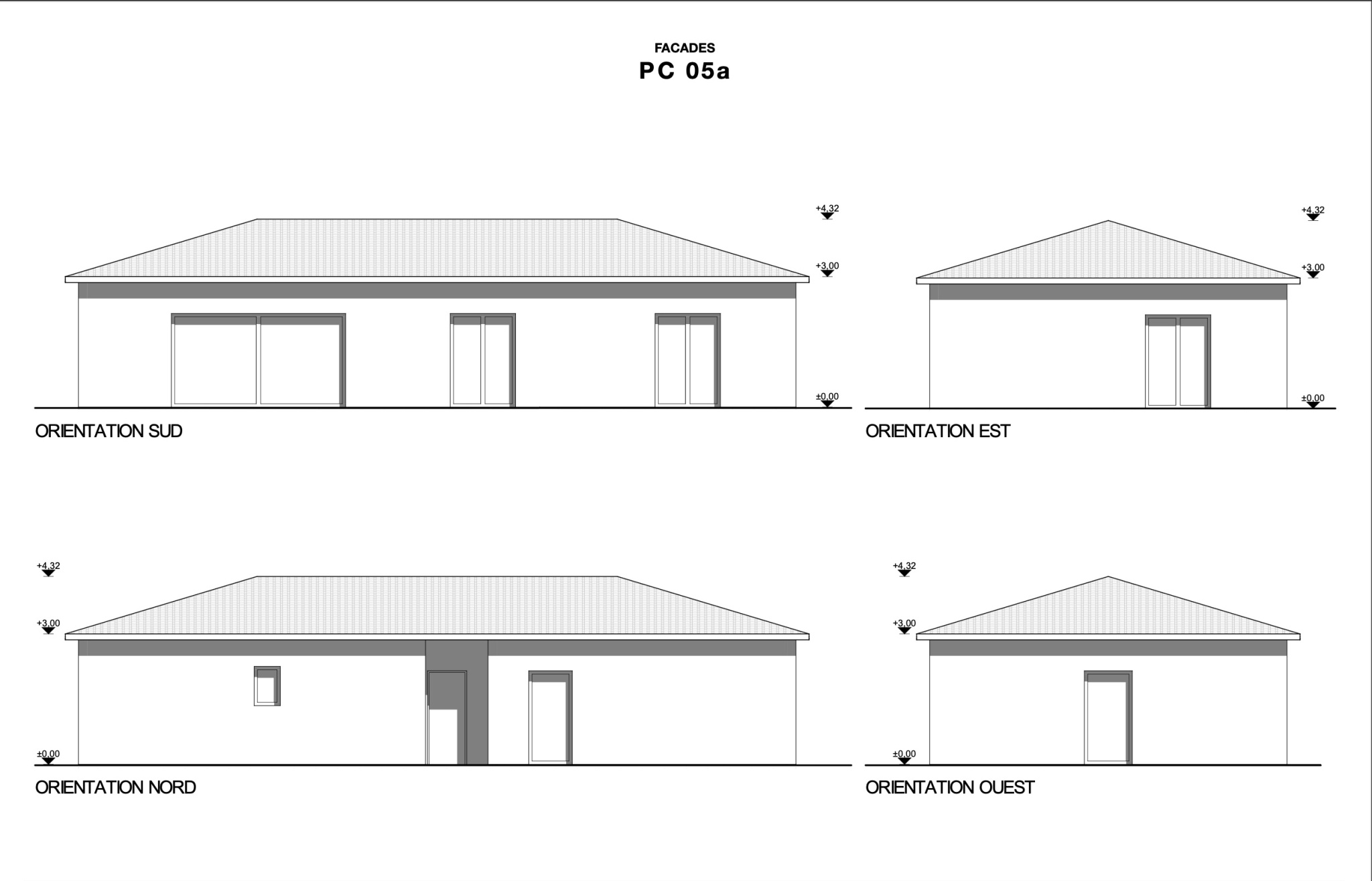 Terrain constructible 900m2 - Permis de construire accépté
