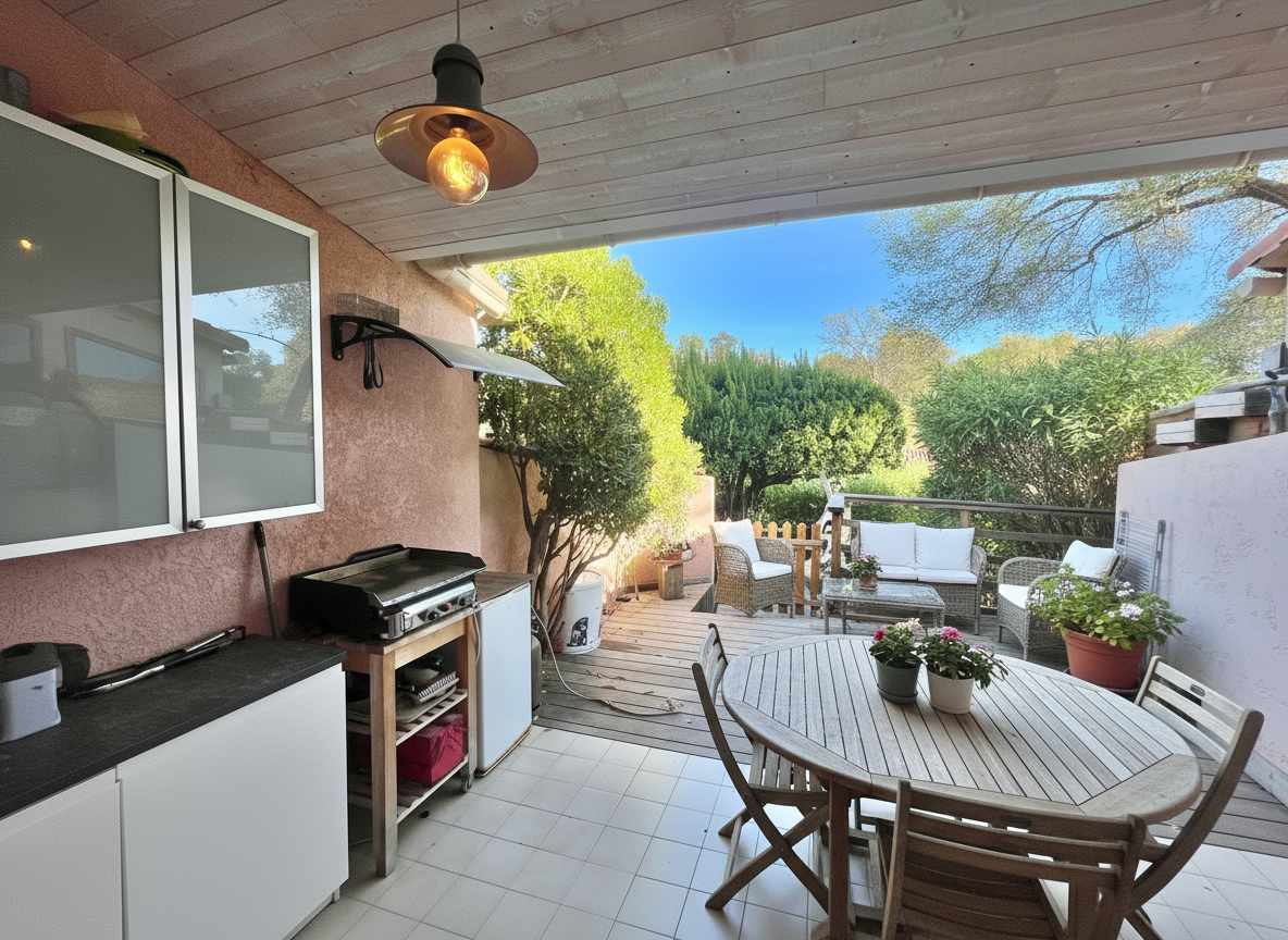 Appartement T4 Duplex-proche Pinarello-acces plage a pied